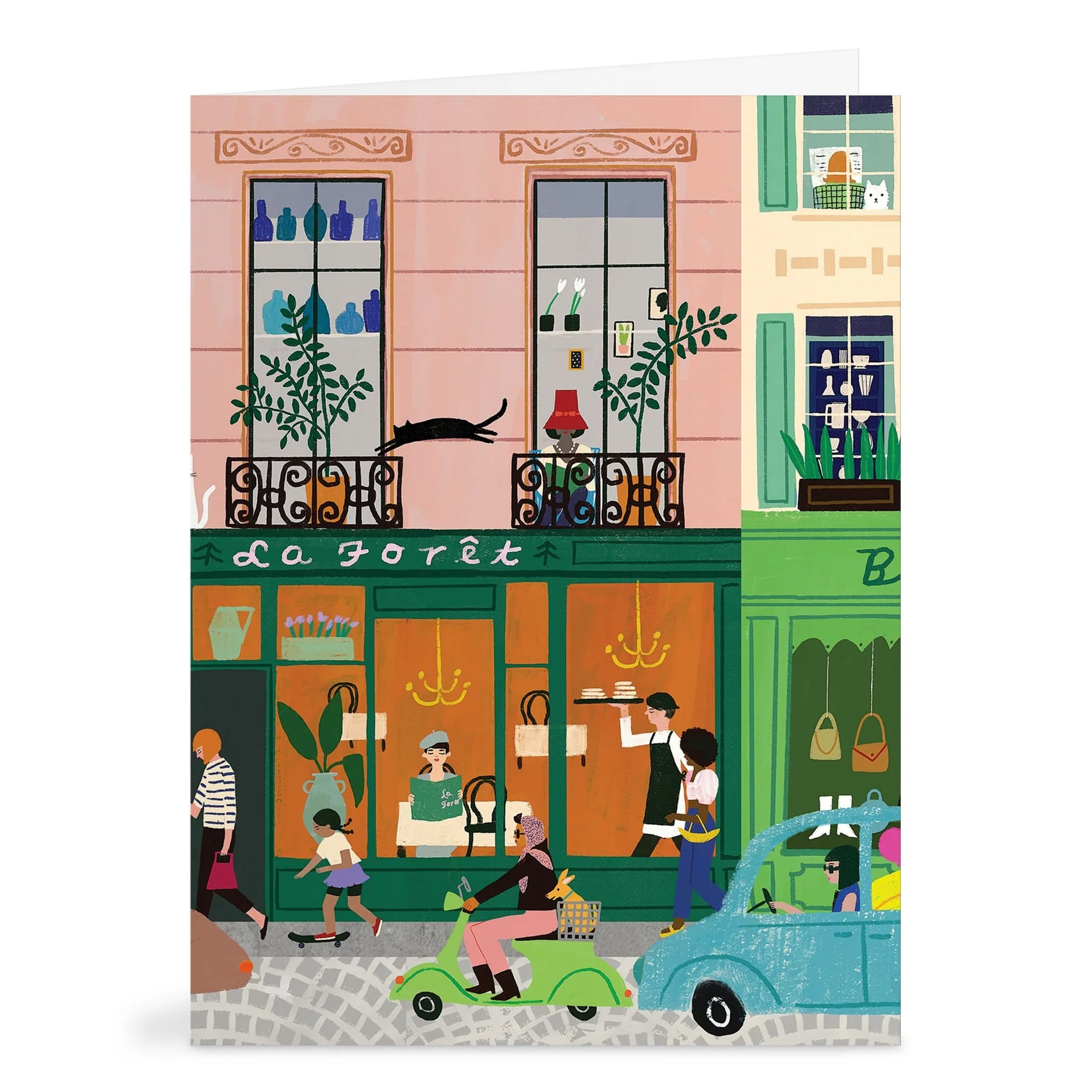 Parisian Life Greeting Assortment Notecard Set - 6