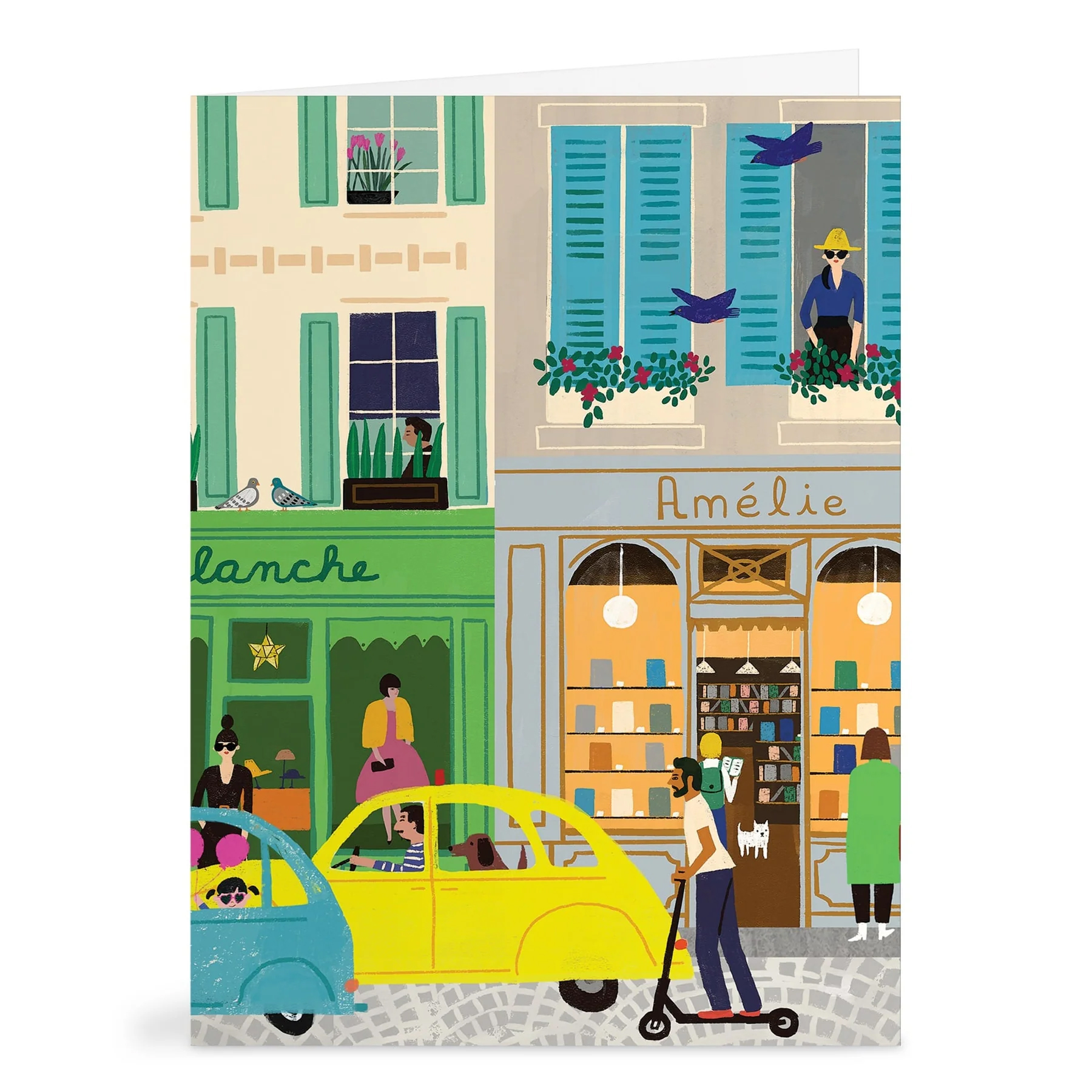 Parisian Life Greeting Assortment Notecard Set - 4