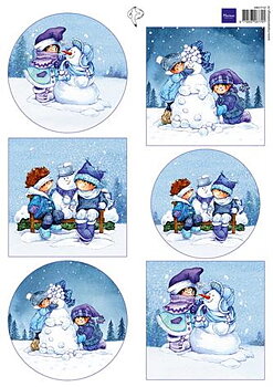 Marianne Design Bildark - Hettys Winter 