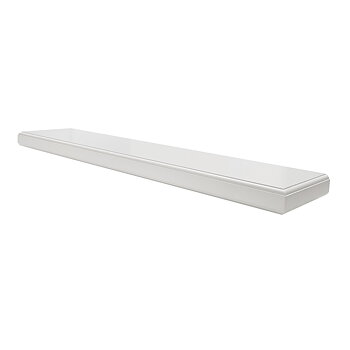 Fönsterbräda Lantlig vit 38mm hel