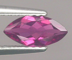 0.43ct hermosa piedra preciosa de turmalina rosa natural genuina en forma de navette de 8x4 mm