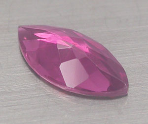 0.43ct hermosa piedra preciosa de turmalina rosa natural genuina en forma de navette de 8x4 mm - 2
