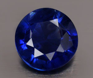 0.51ct muy hermosa piedra preciosa de cianita natural redonda calibrada de 5 mm - 3
