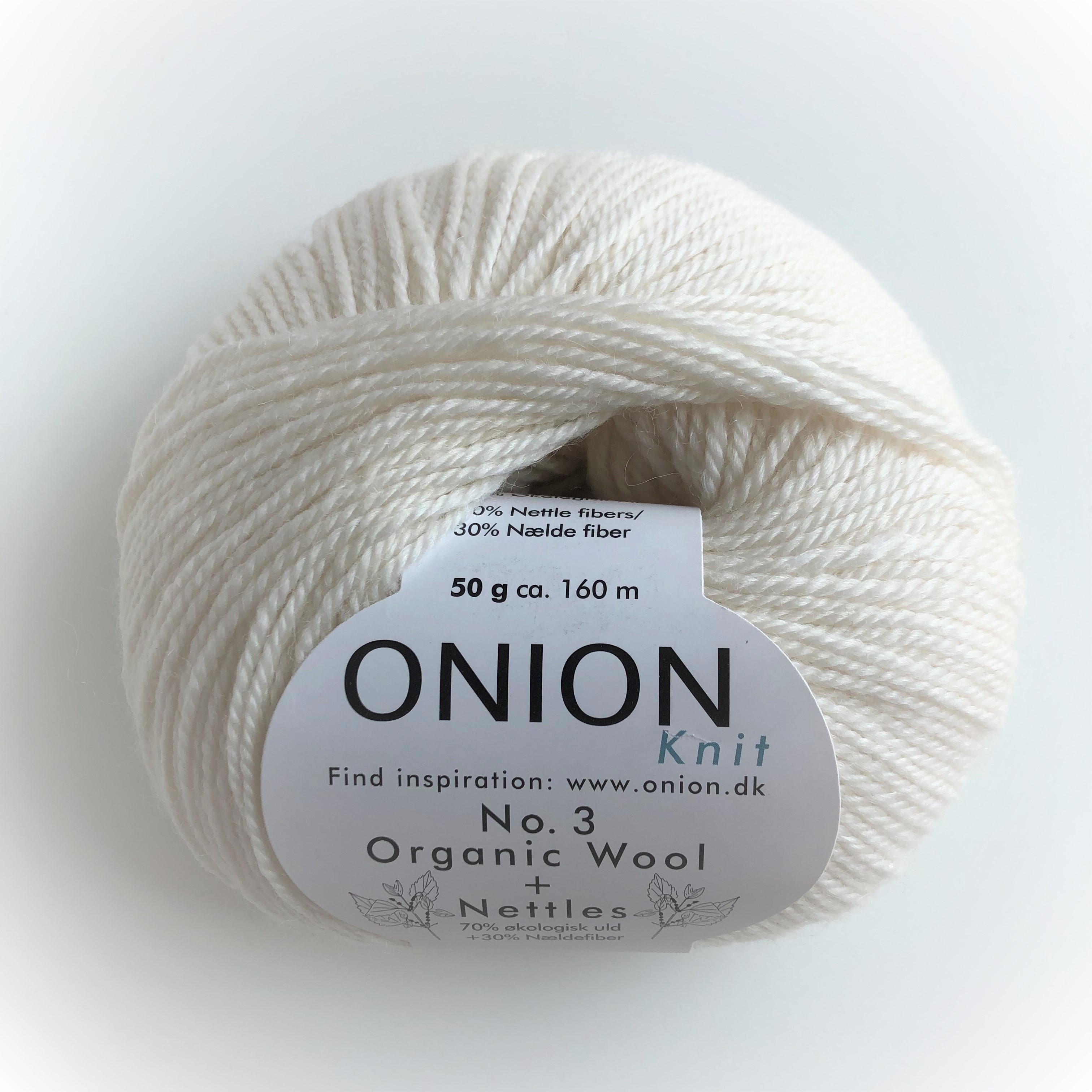 No.3 Organic Wool & Nettles, 1101 Off white