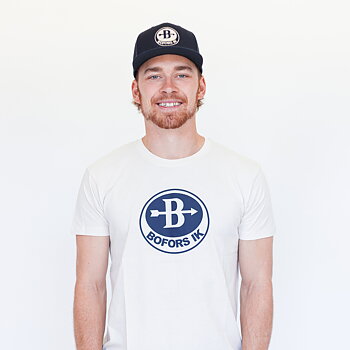 Beige T-shirt med RETRO tryck
