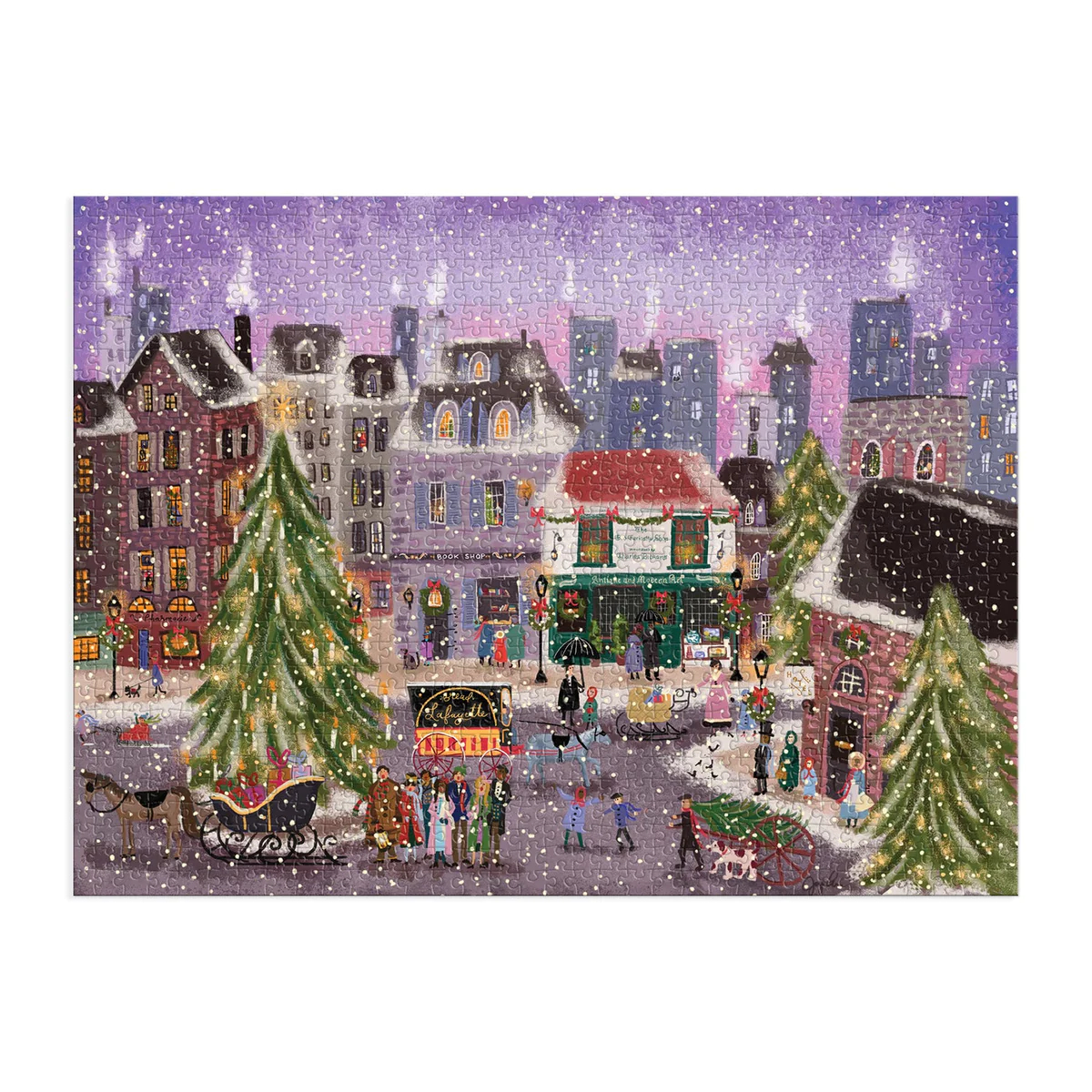 Joy Laforme Christmas Square 1000 Piece Puzzle - 3