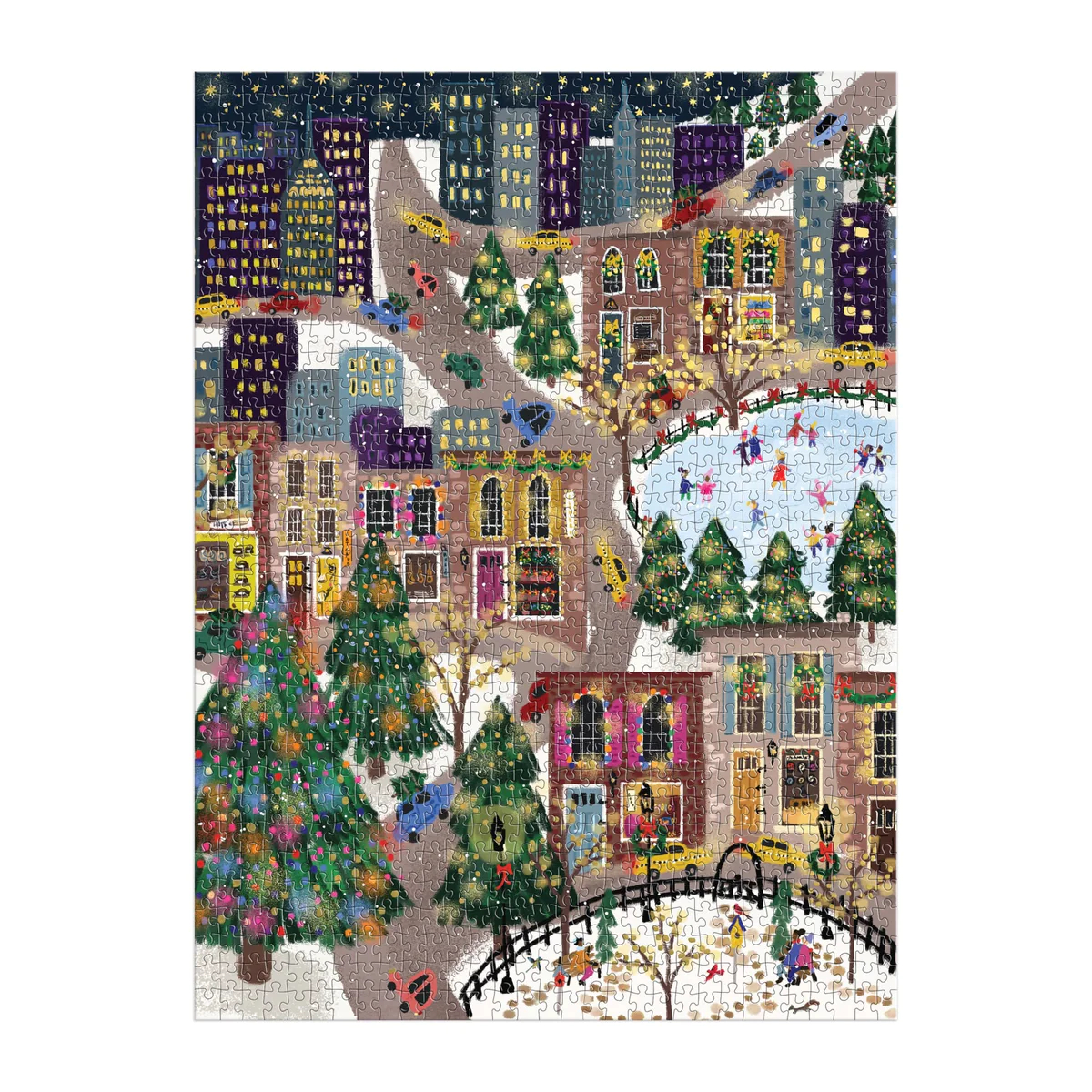 Joy Laforme Sparkling City 1000 Piece Foil Puzzle In a Square Box - 3