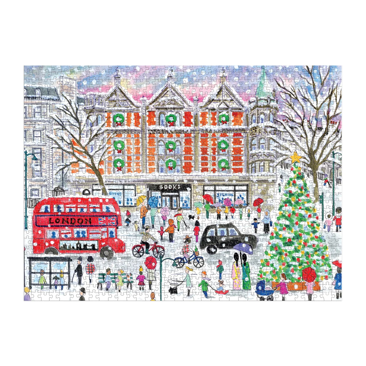 Michael Storrings Christmas in London 1000 Piece Puzzle - 3