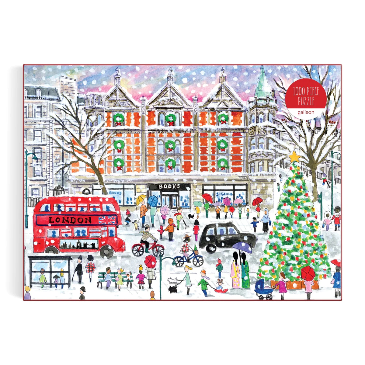 Michael Storrings Christmas in London 1000 Piece Puzzle - 2