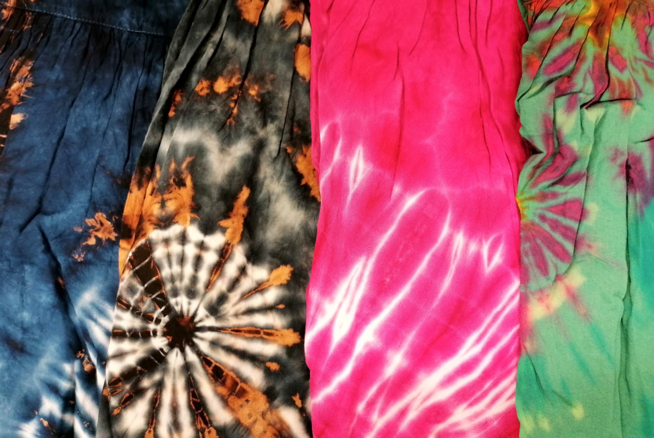 Batik Tunika / Kort klänning med knappar - 7
