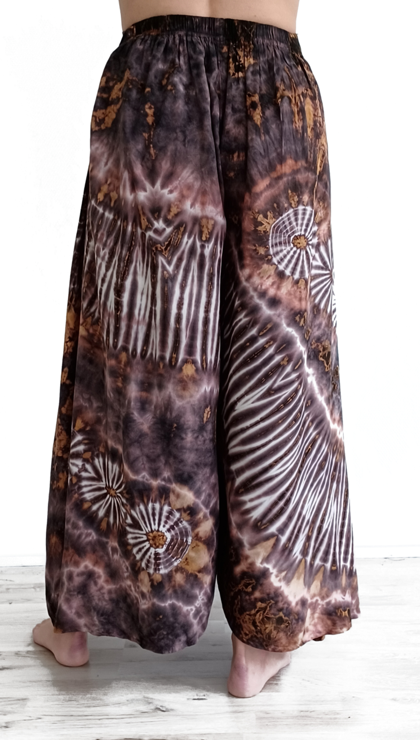 Batik Byxa med vida ben  - 4