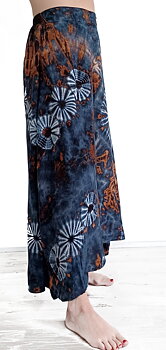 Batik Byxa med vida ben 