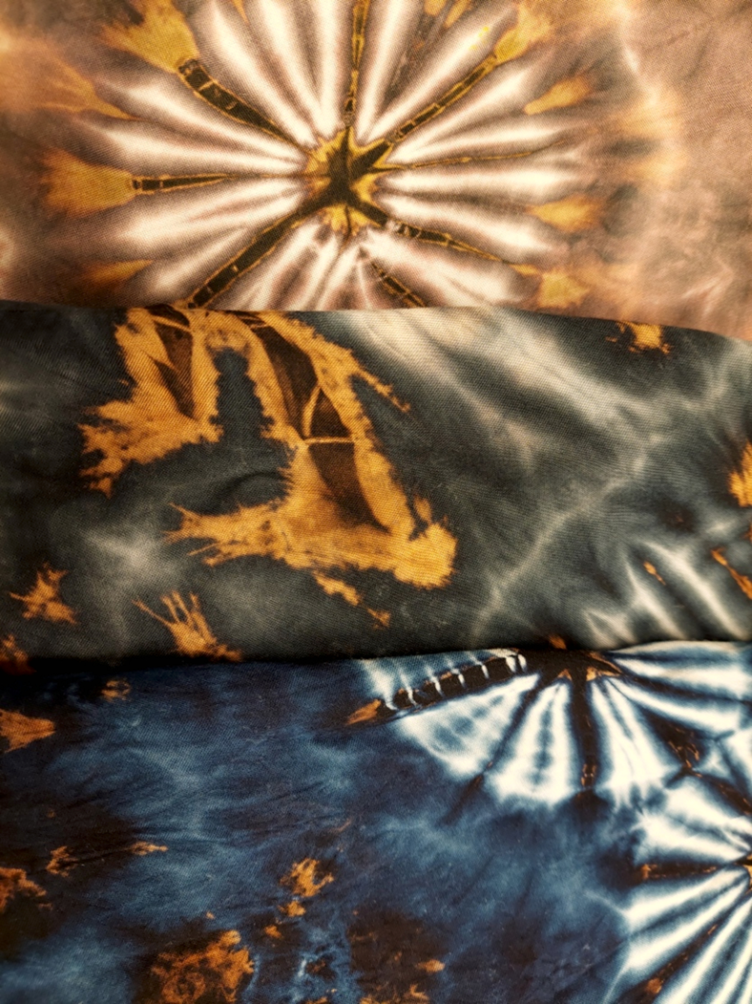 Batik Byxa med vida ben  - 7