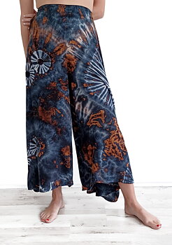 Batik Byxa med vida ben 