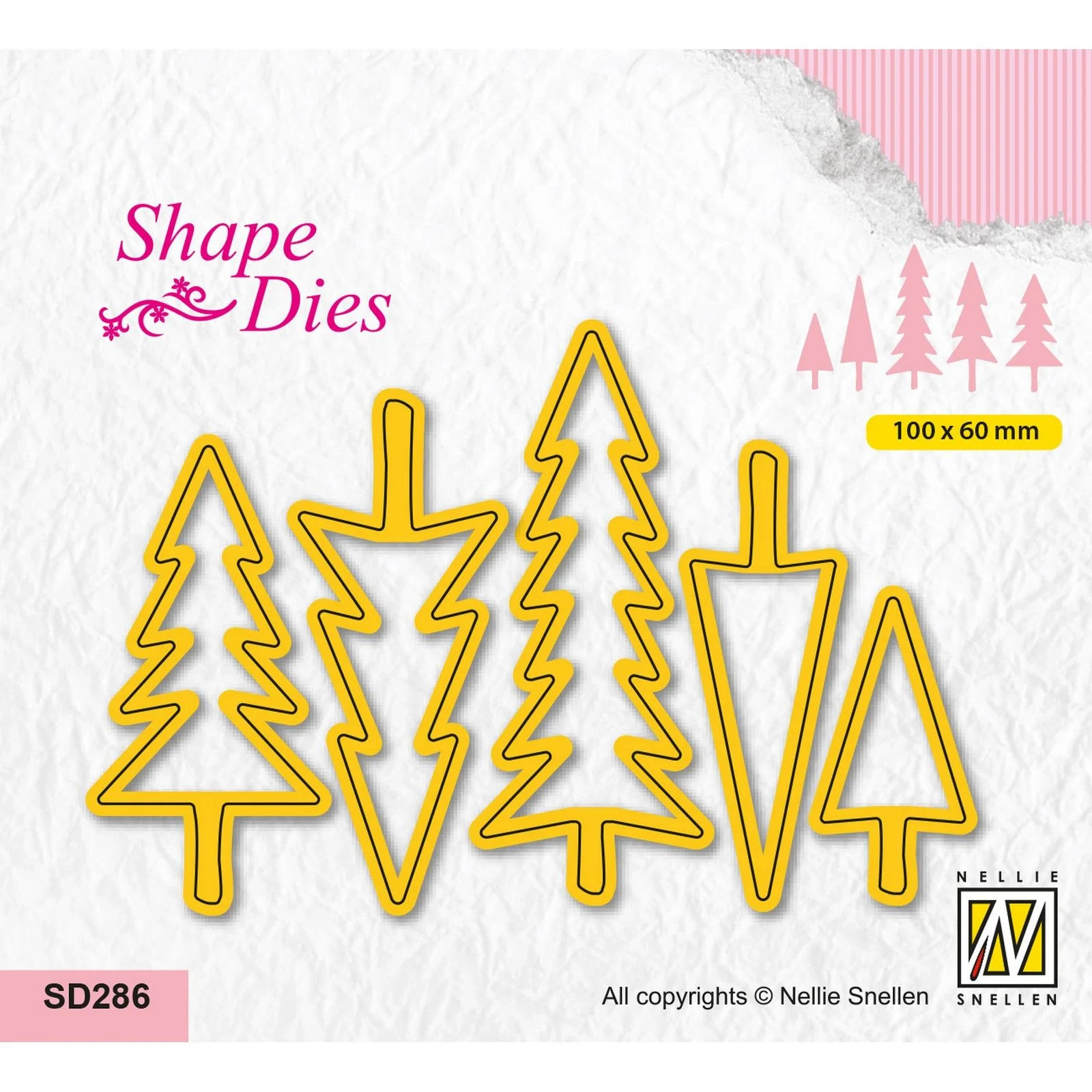 Shape Die Christmas Trees