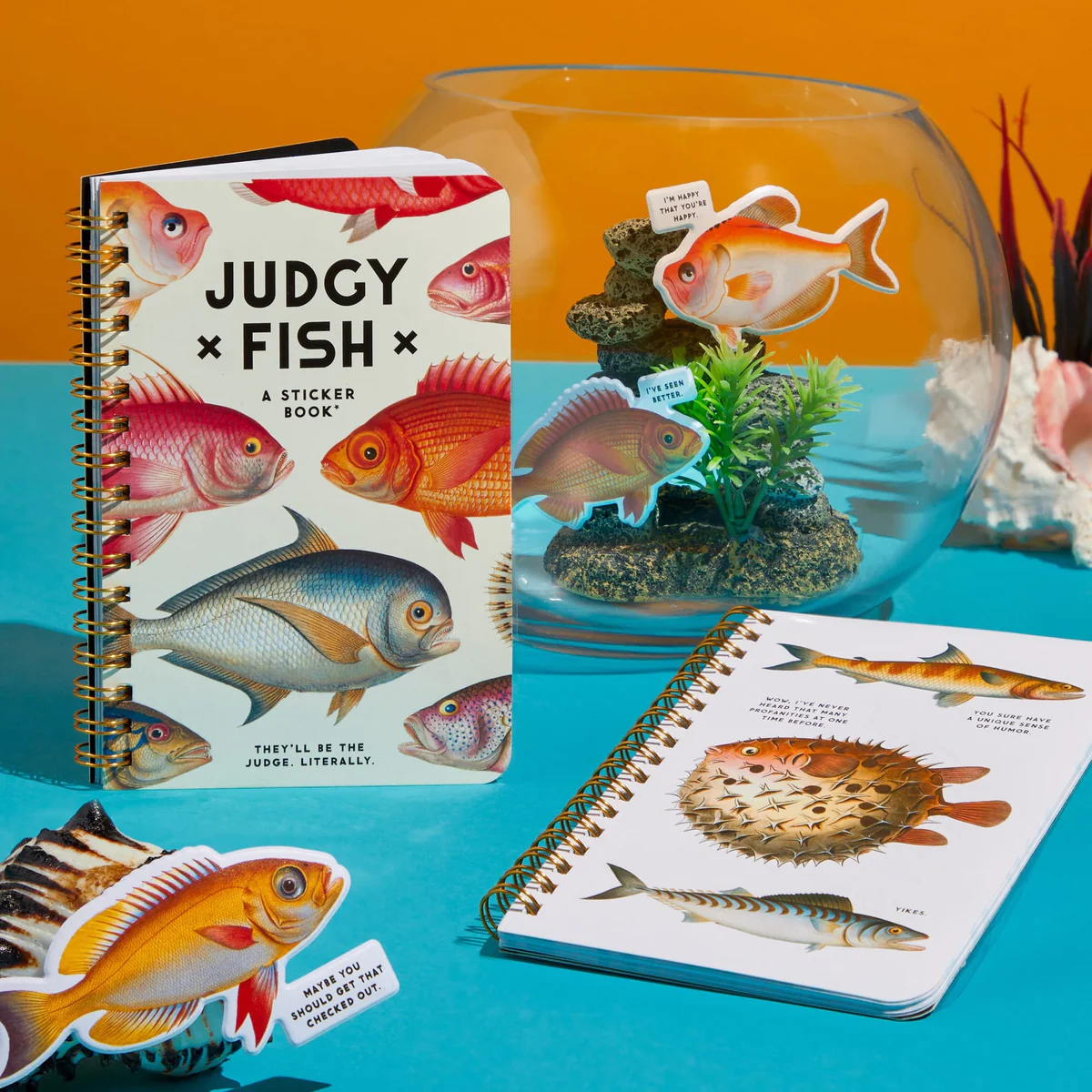 Judgy Fish, Sticker Book - 8