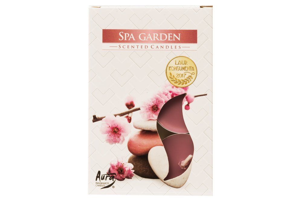 Doftvärmeljus 6 st. Spa Garden