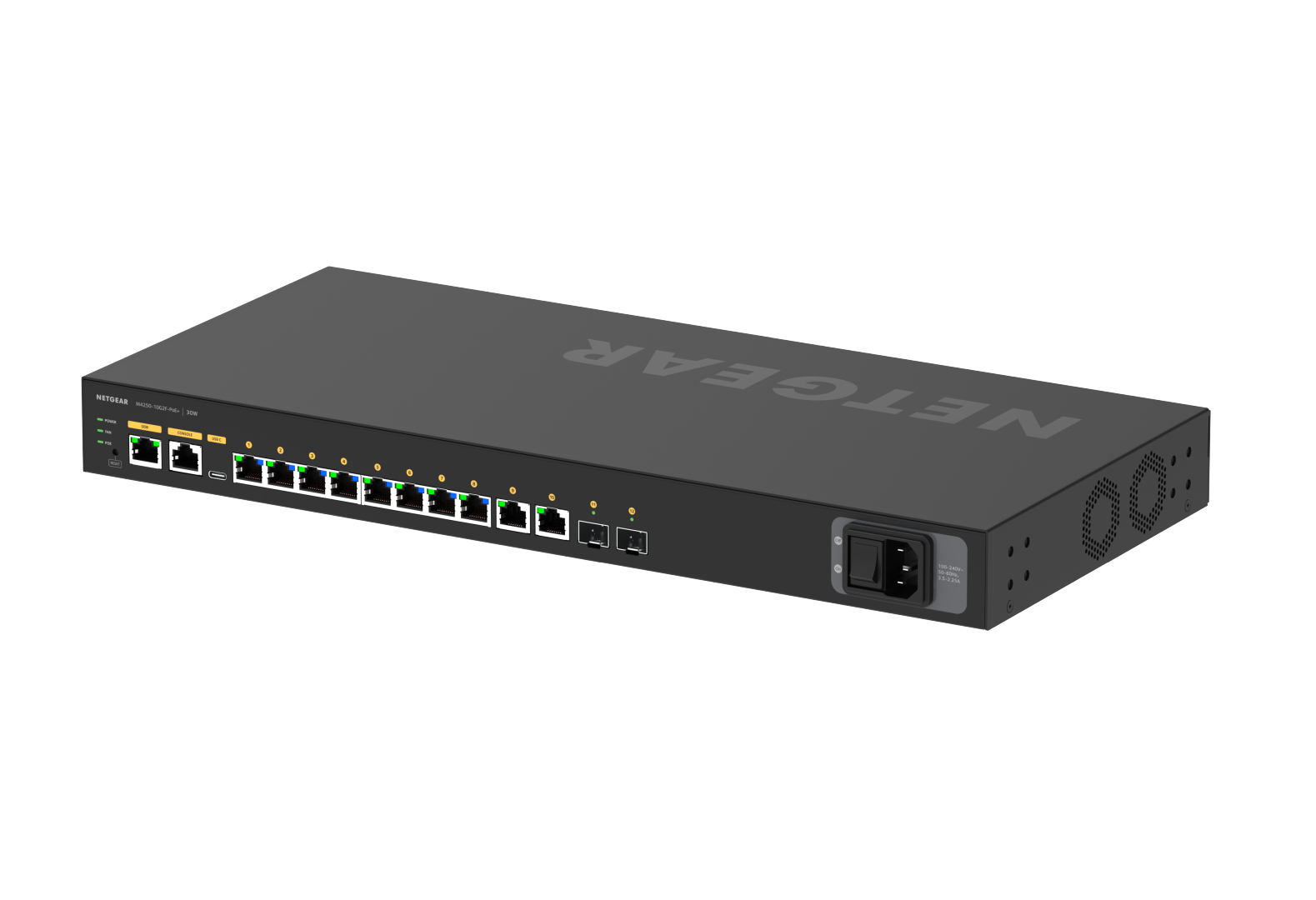 Netgear AV Line M4250-10G2F-PoE+ - 12