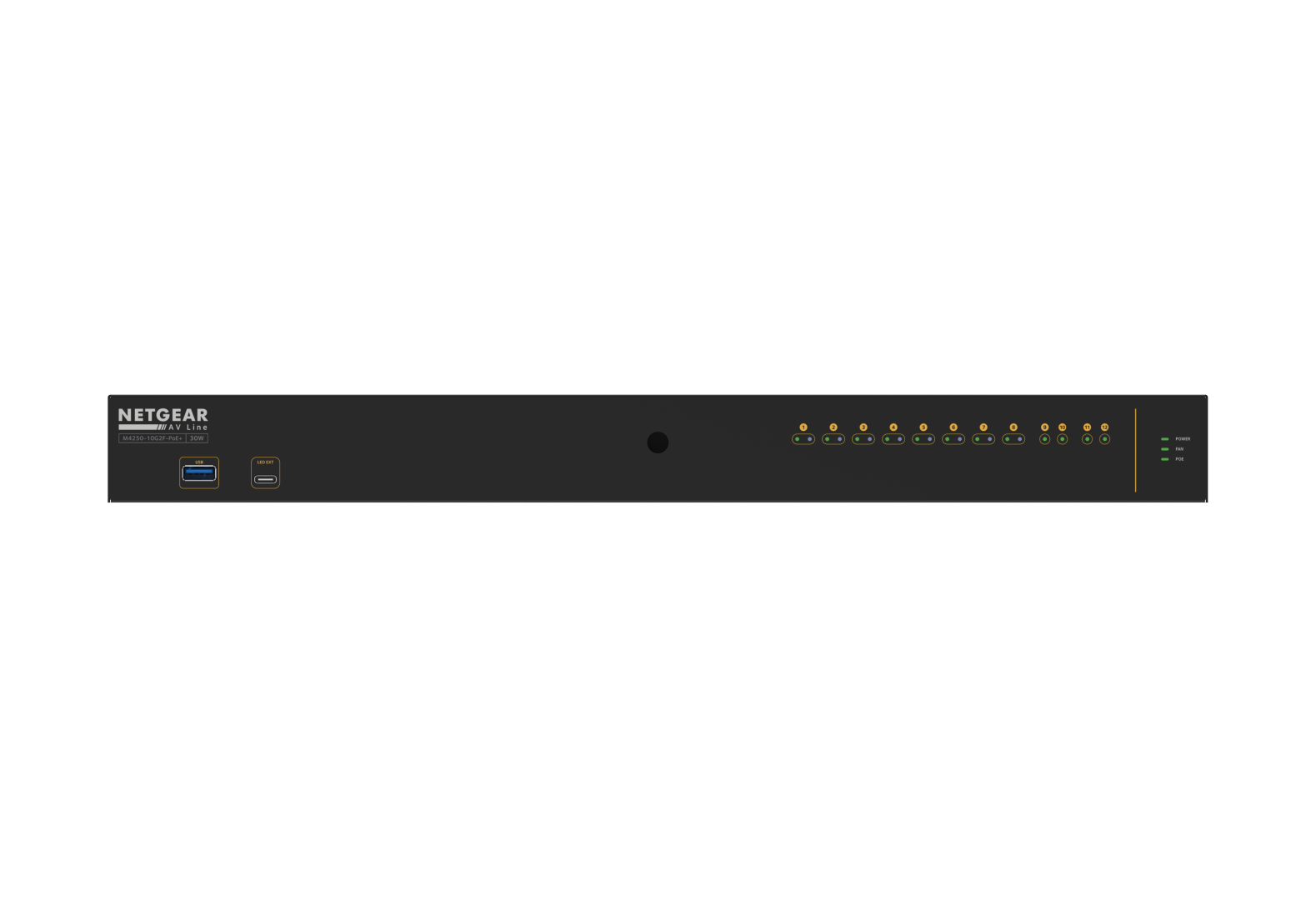 Netgear AV Line M4250-10G2F-PoE+ - 4