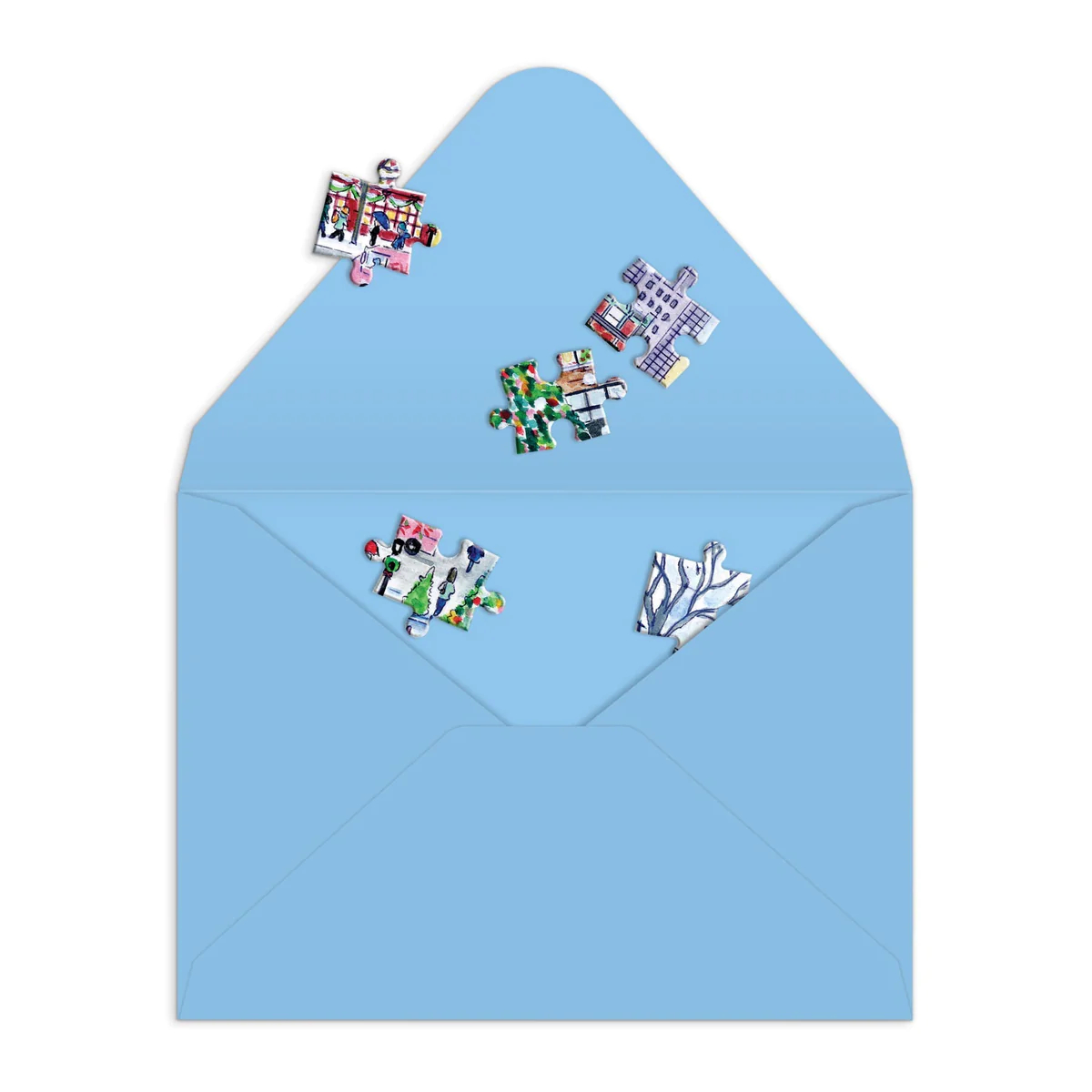 Michael Storrings Christmas in the City Greeting Card Puzzle - 4