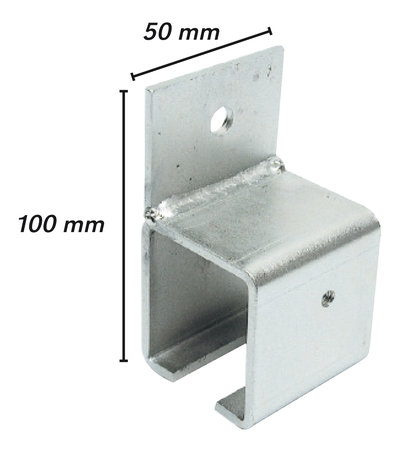 Vägghållare till 41X41mm Skena - 2