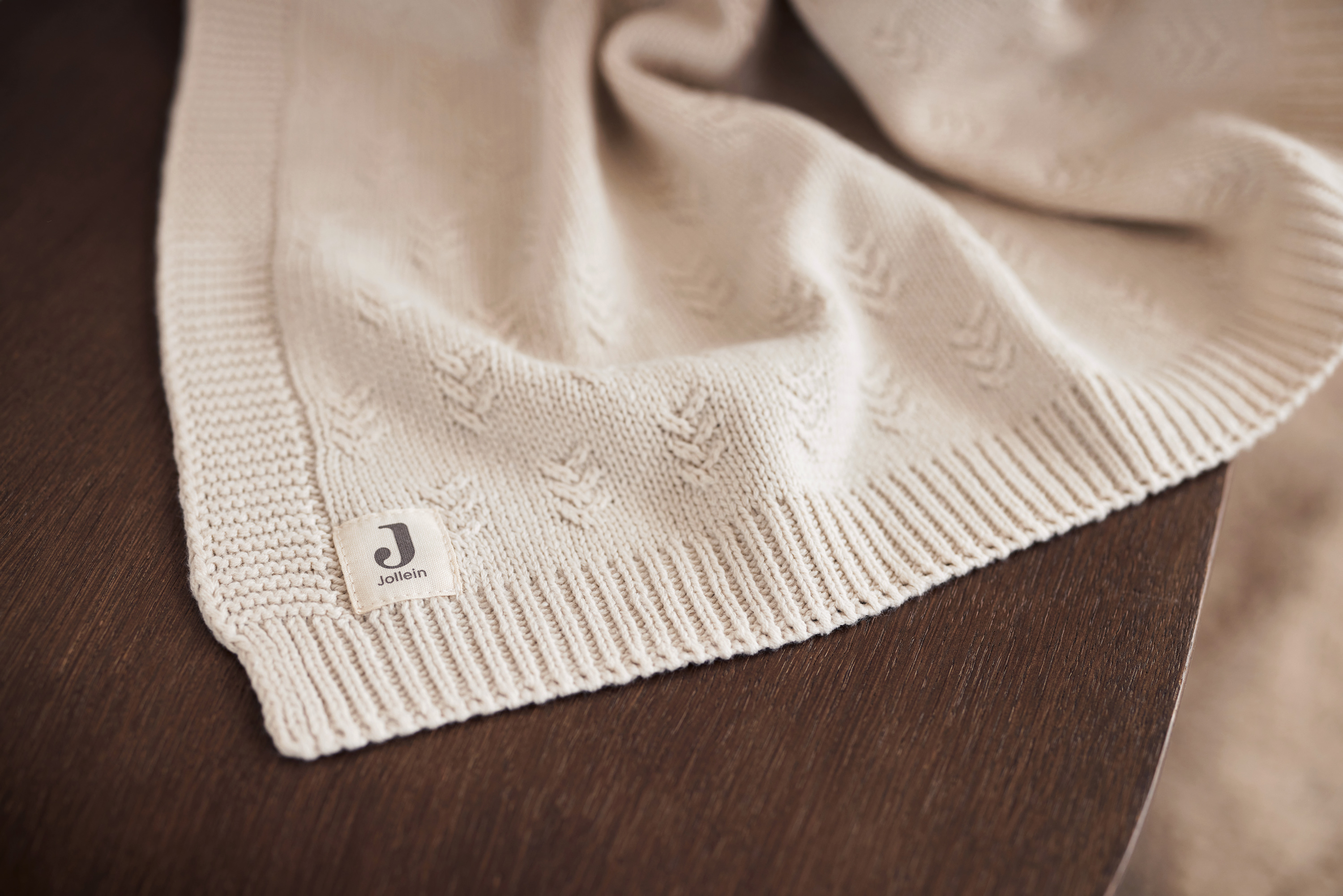 Jollein Filt 75x100cm Grain knit Oatmeal - 8