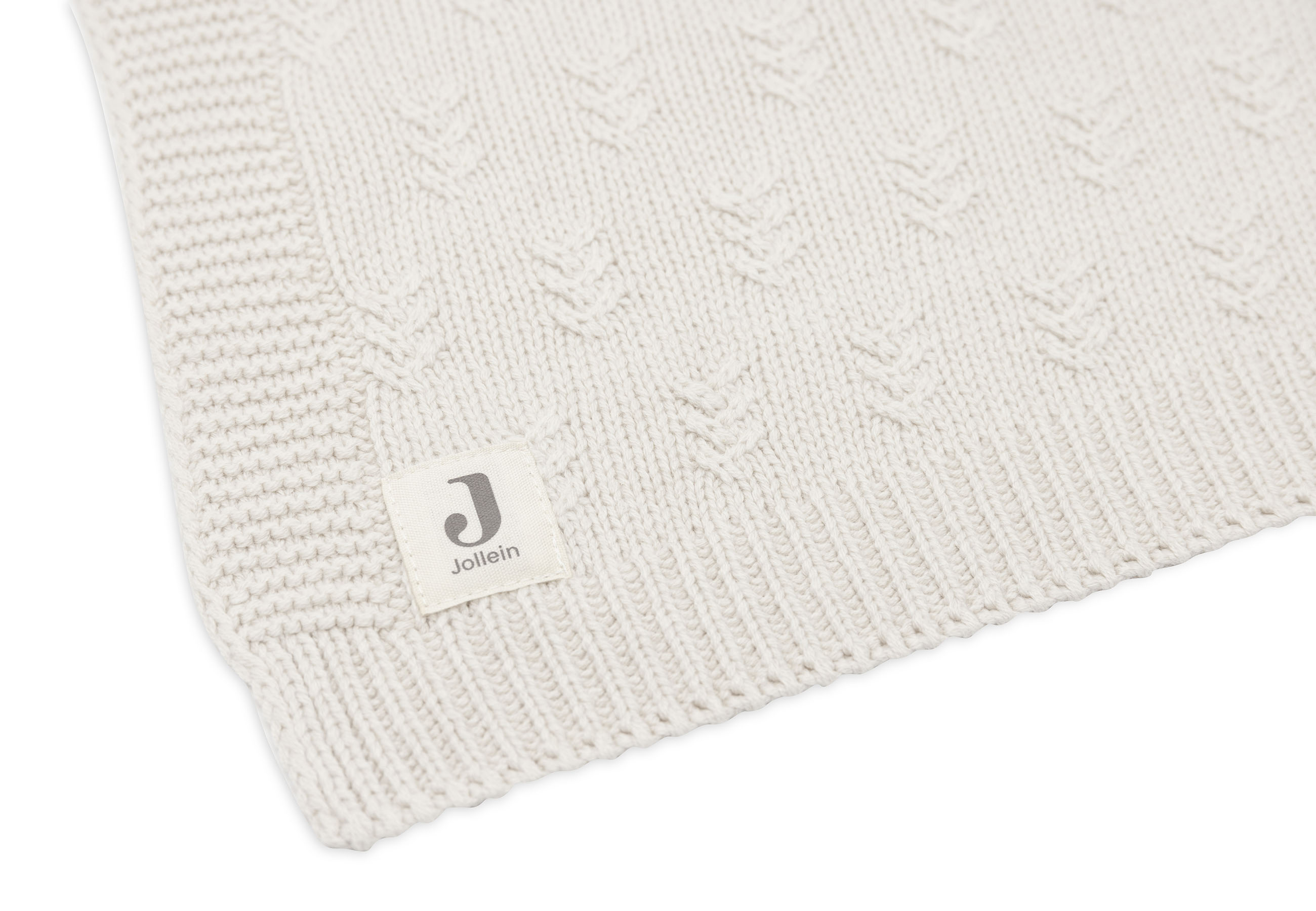 Jollein Filt 75x100cm Grain knit Oatmeal - 3