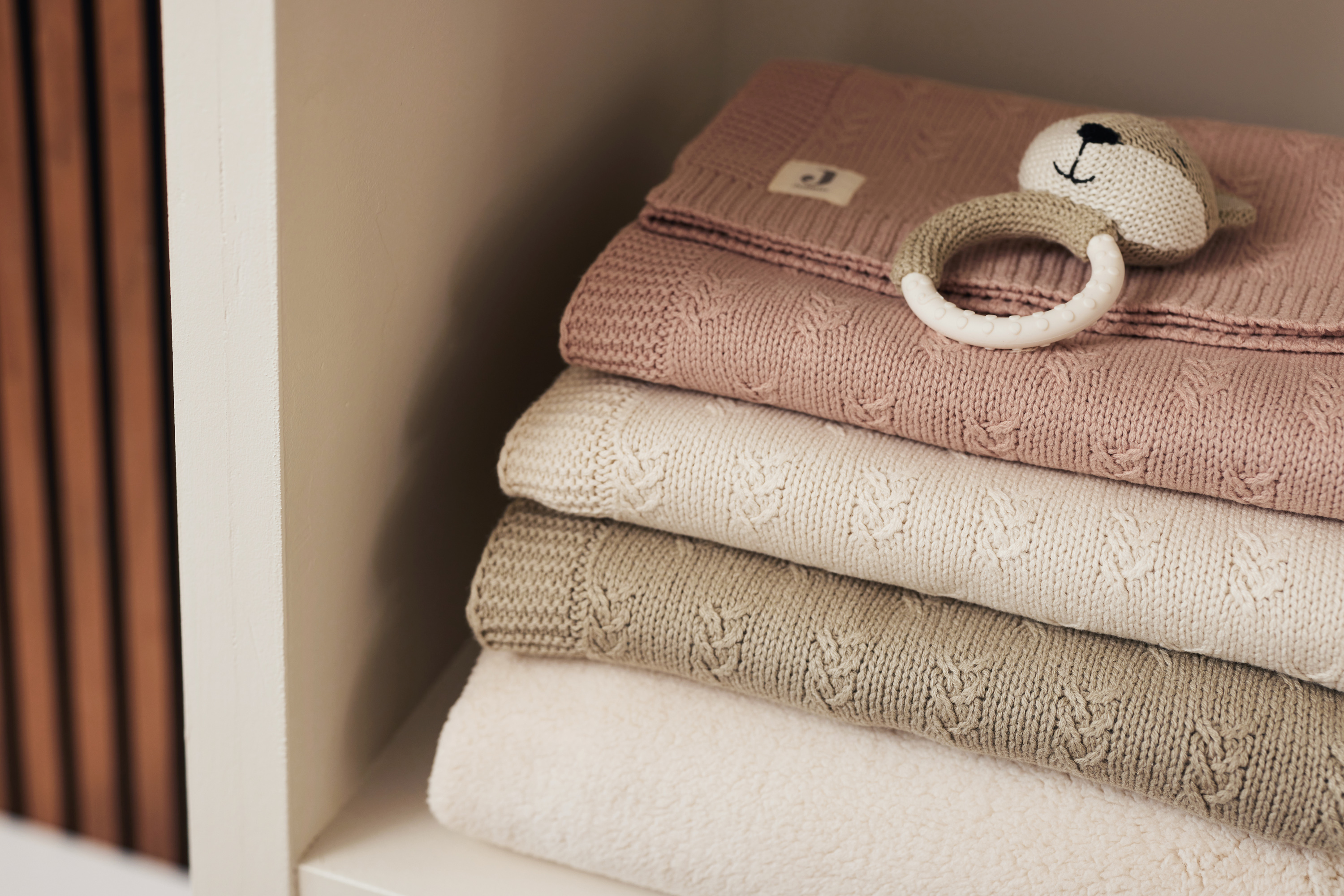 Jollein Filt 75x100cm Grain knit Oatmeal - 5