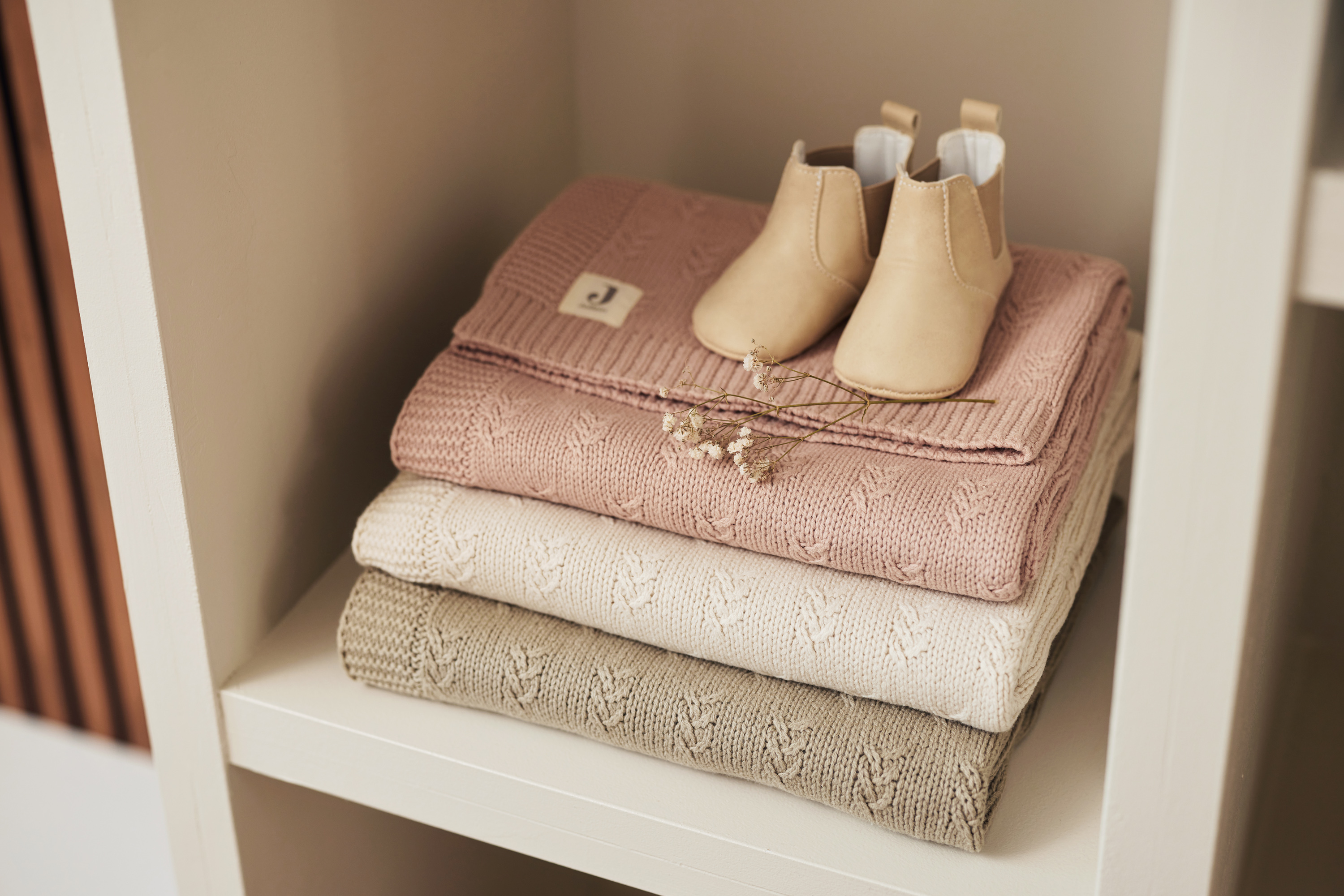 Jollein Filt 75x100cm Grain knit Oatmeal - 6