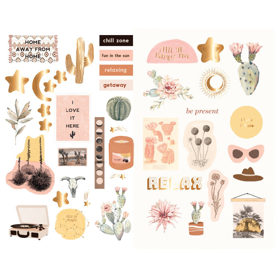 Golden Desert -  Chipboard, 42st, Prima Marketing