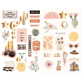 Golden Desert -  Chipboard, 42st, Prima Marketing