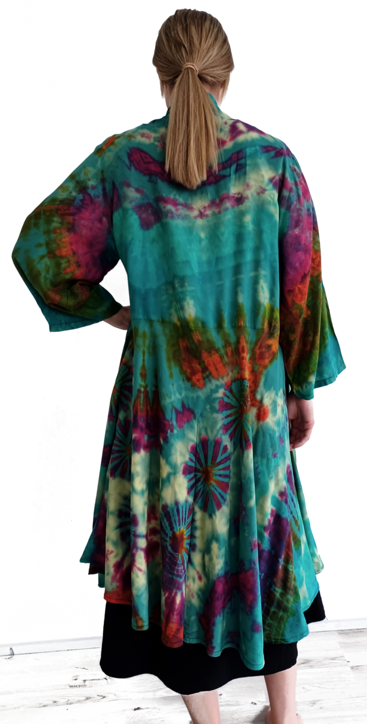 Kimono / Öppen Cardigan i Batik   - 8