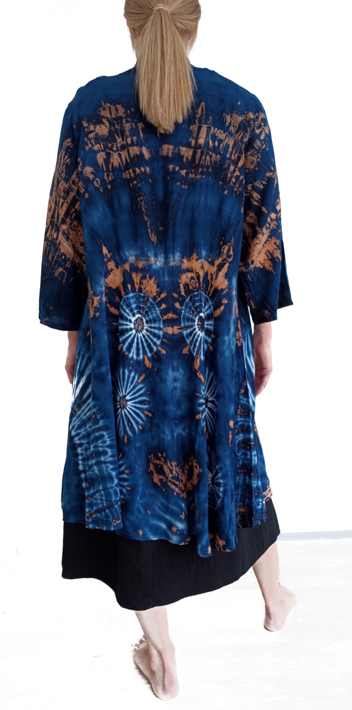 Kimono / Öppen Cardigan i Batik   - 5