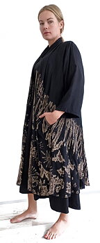 Kimono / Öppen Cardigan i Batik  