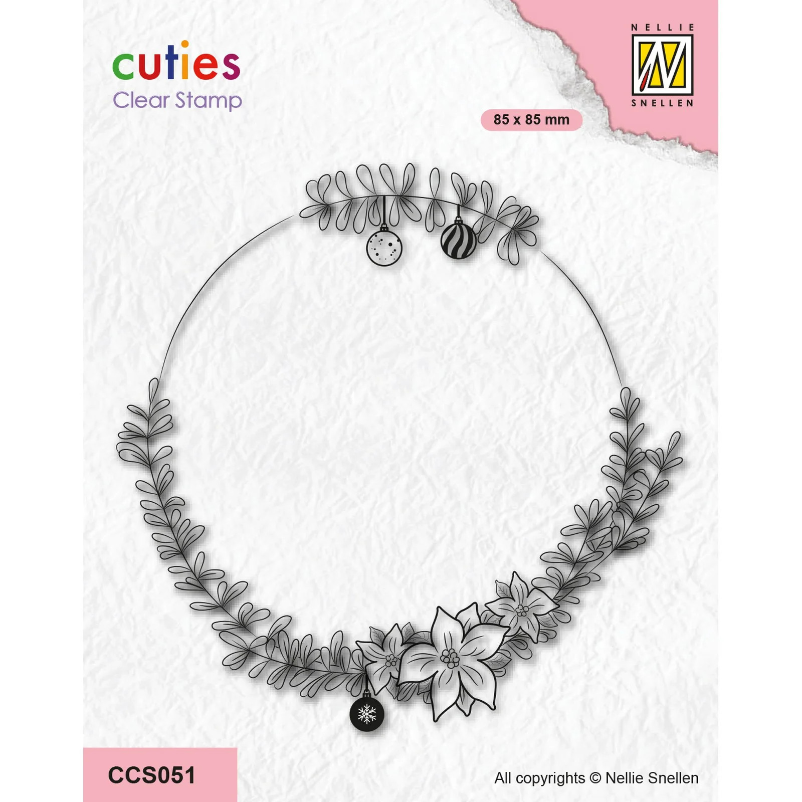Cutie Clear Stamps Wreath