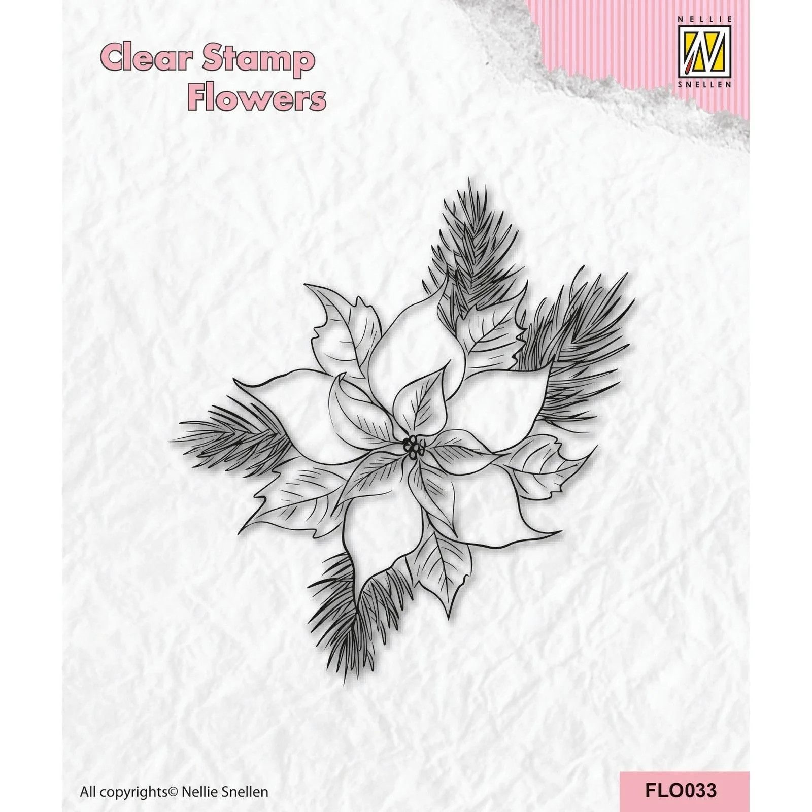 Flower Clear Stamps Poinsetta