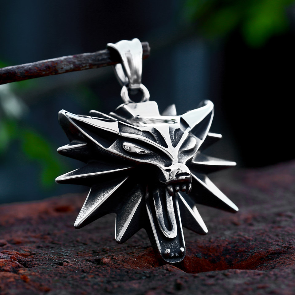 Witcher Halsband i Rostfrittstål