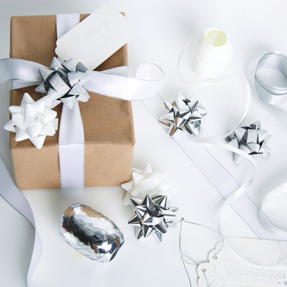 Jul Kit - Silver & Vit,  Papermania - 2