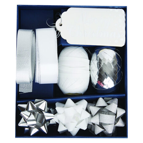 Jul Kit - Silver & Vit,  Papermania - 3