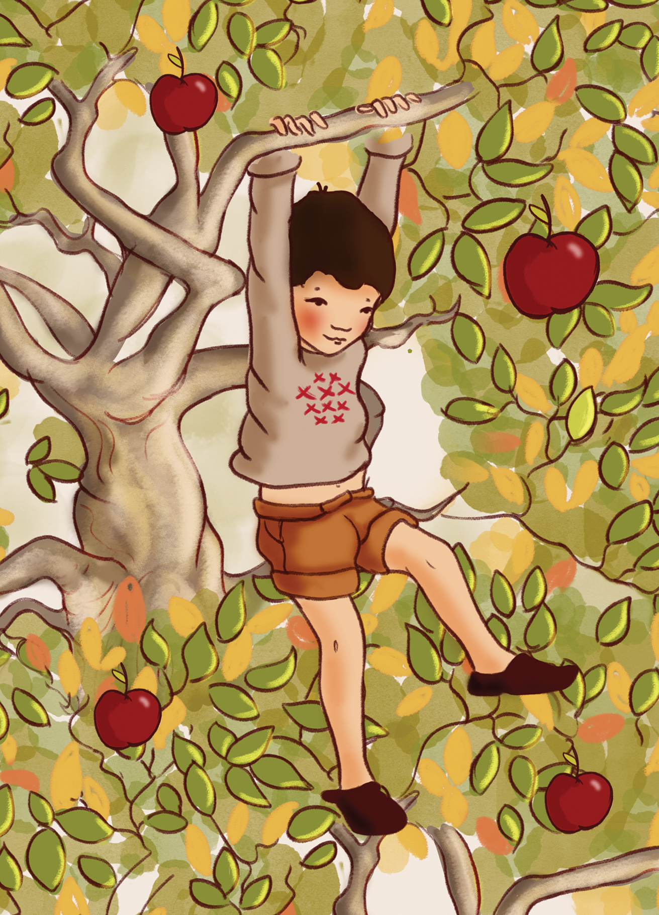 Apple Swing, Postcard