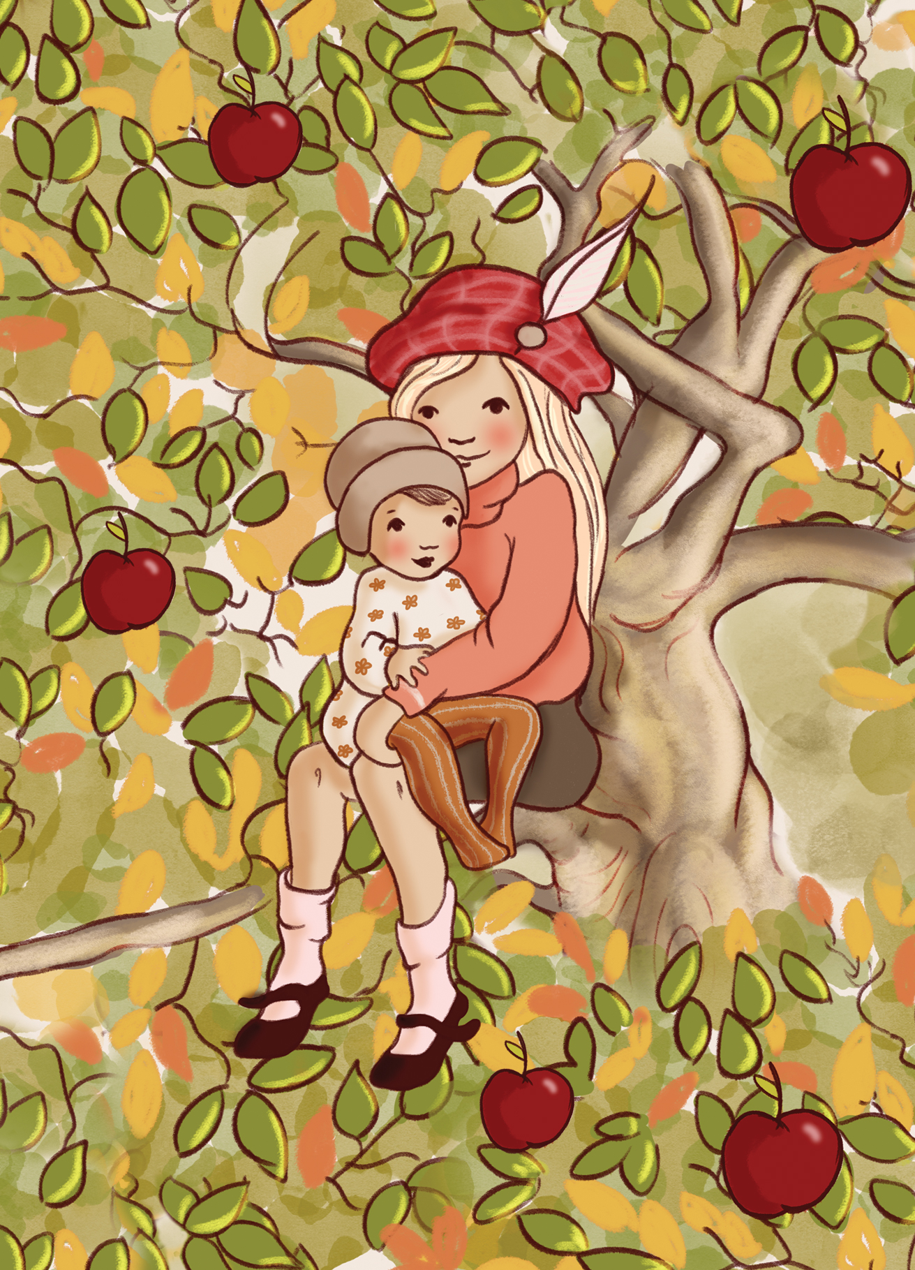 Orchard Sisters, Postcard