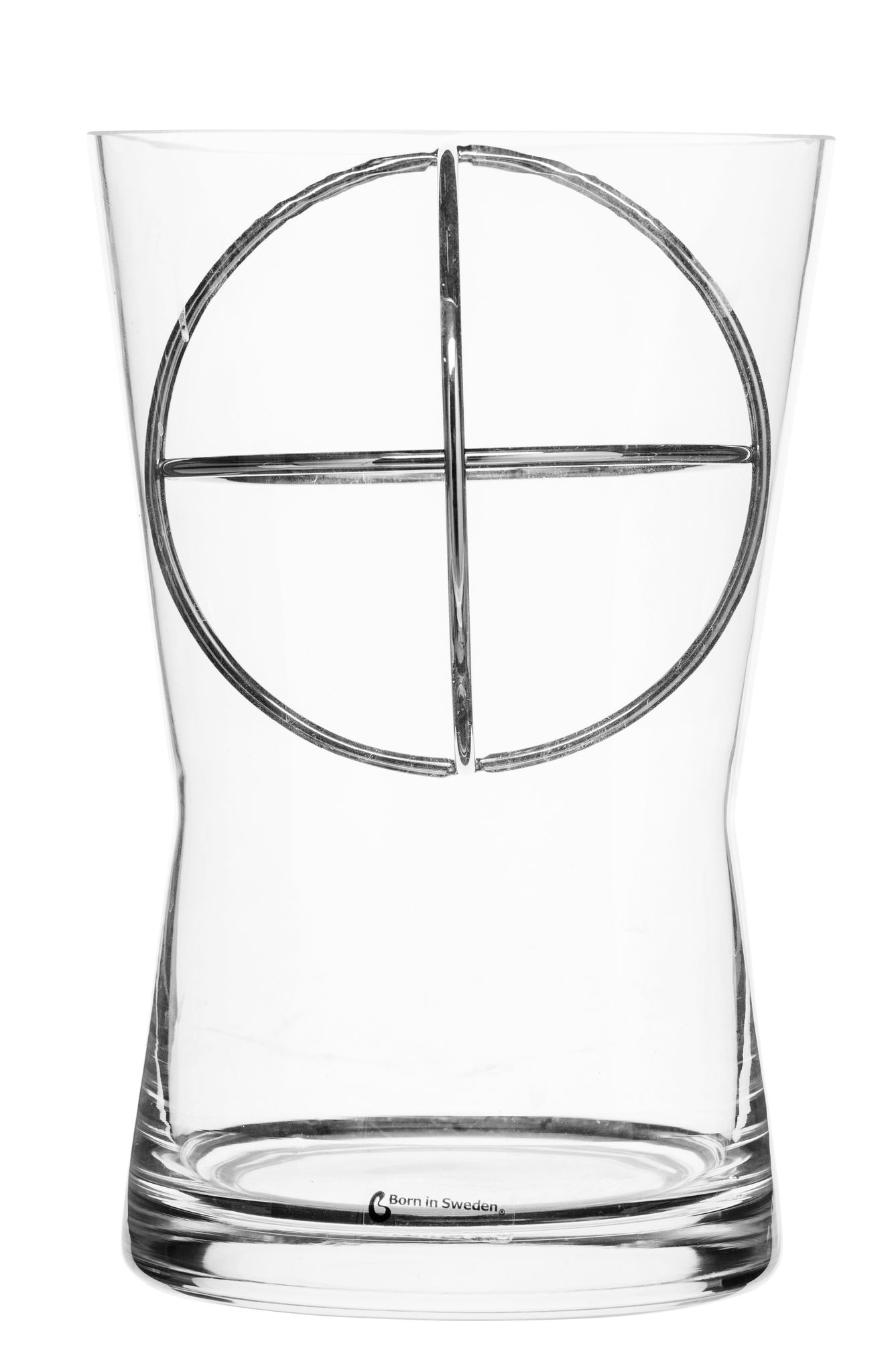 Sphere Vas Medium Silver - Born in Sweden