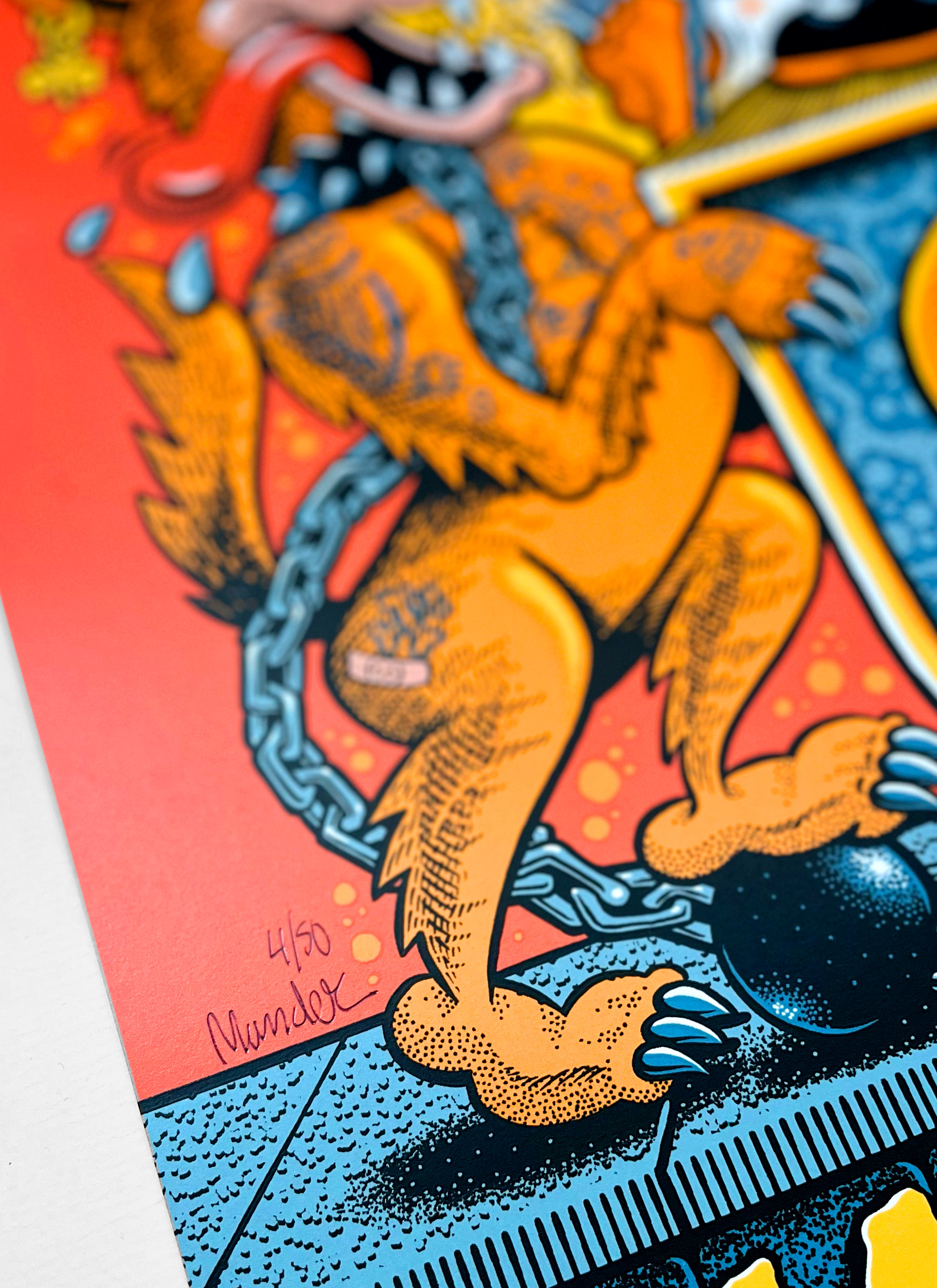 Official Blink-182 Cancelled Belfast Event Poster by Martin Ander - 2