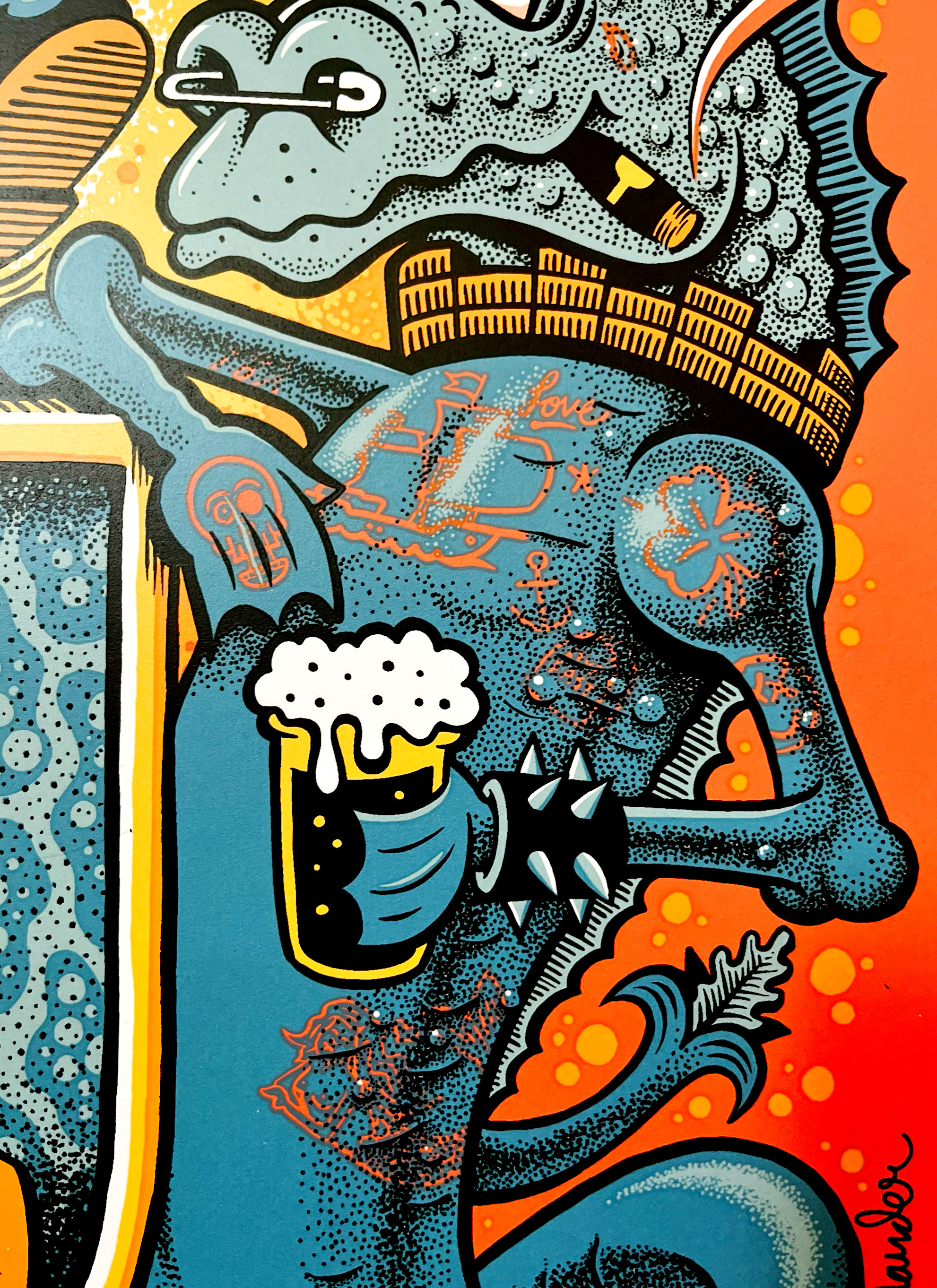 Official Blink-182 Cancelled Belfast Event Poster by Martin Ander - 3