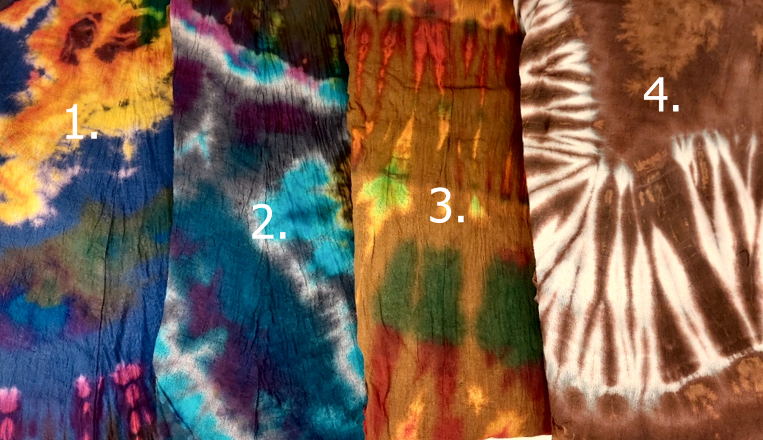 Lång Batik Klänning  - 4
