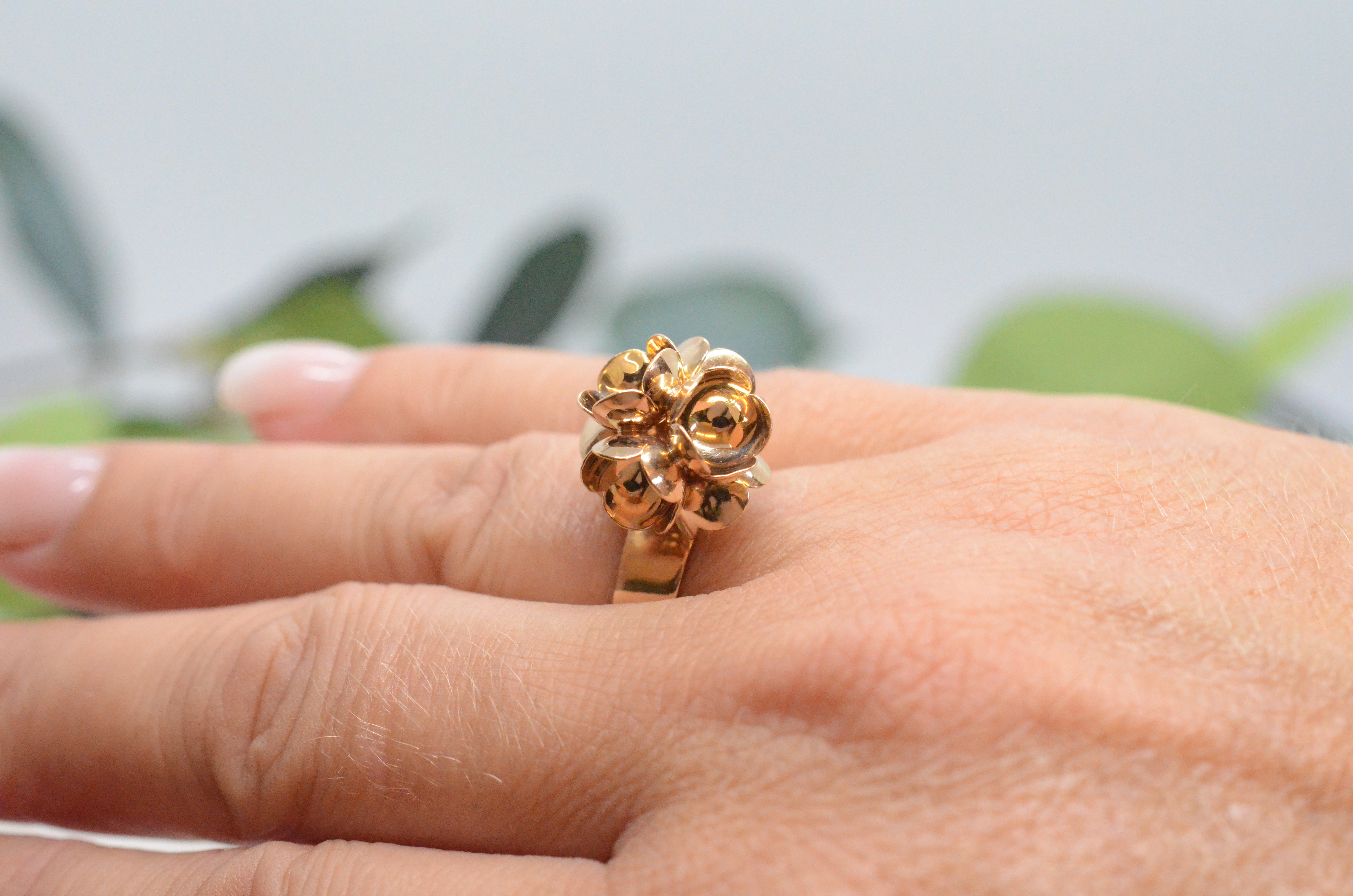 Vintage ring 18k ring design attributed Lisa Vitali - 9