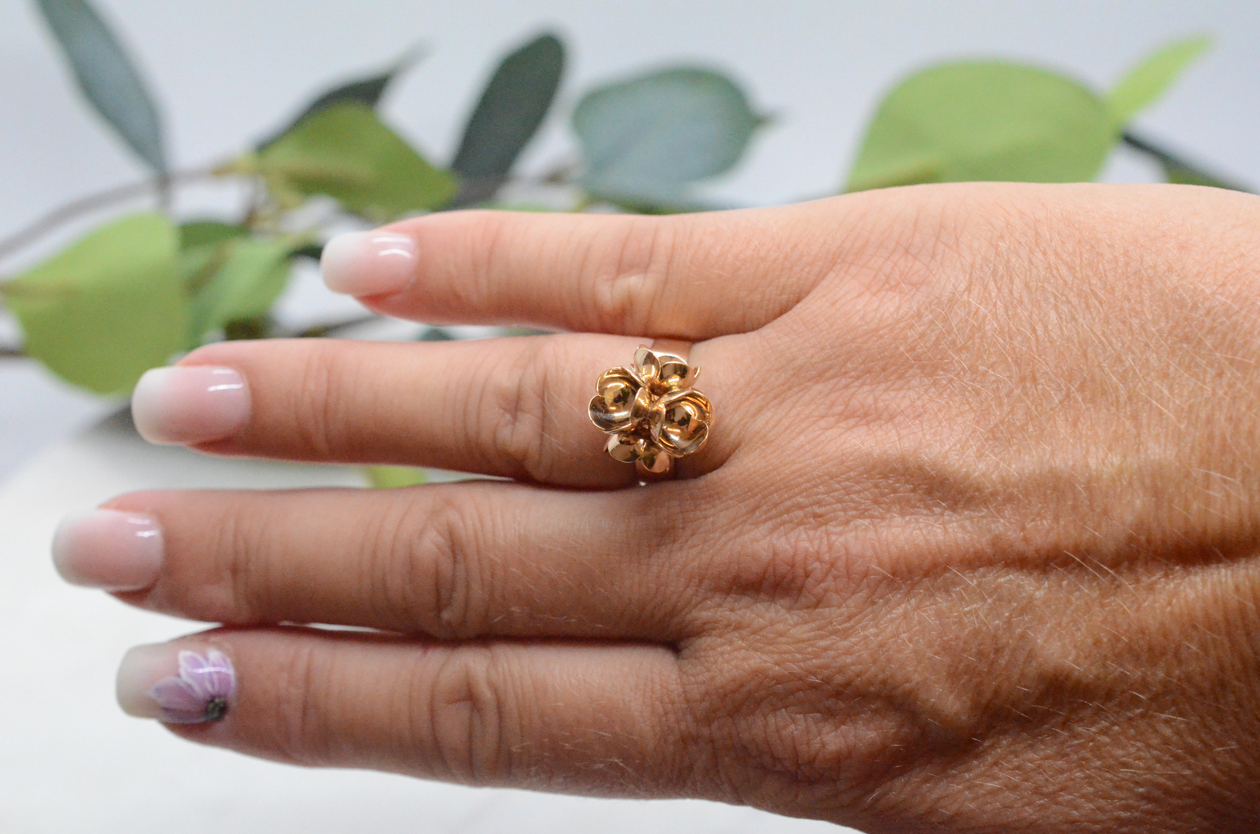 Vintage ring 18k ring design attributed Lisa Vitali - 8