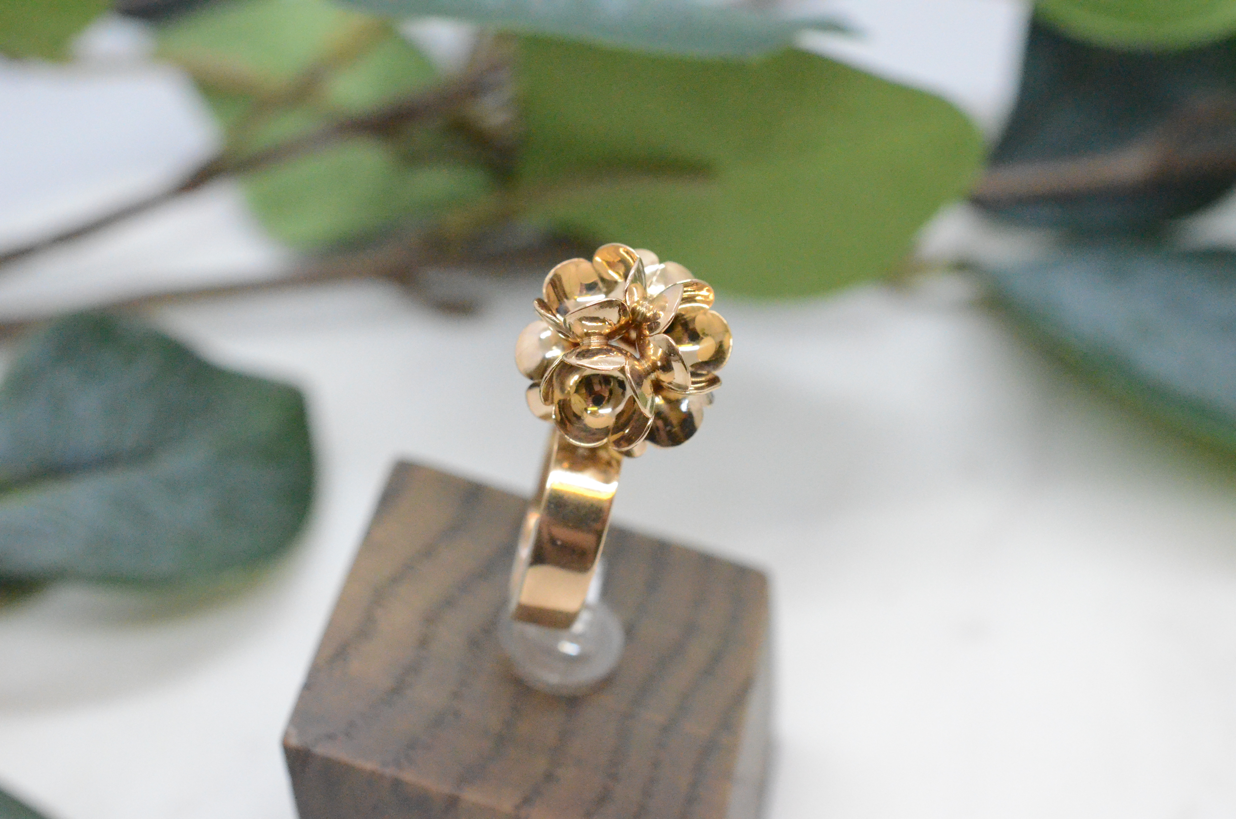 Vintage ring 18k ring design attributed Lisa Vitali - 2