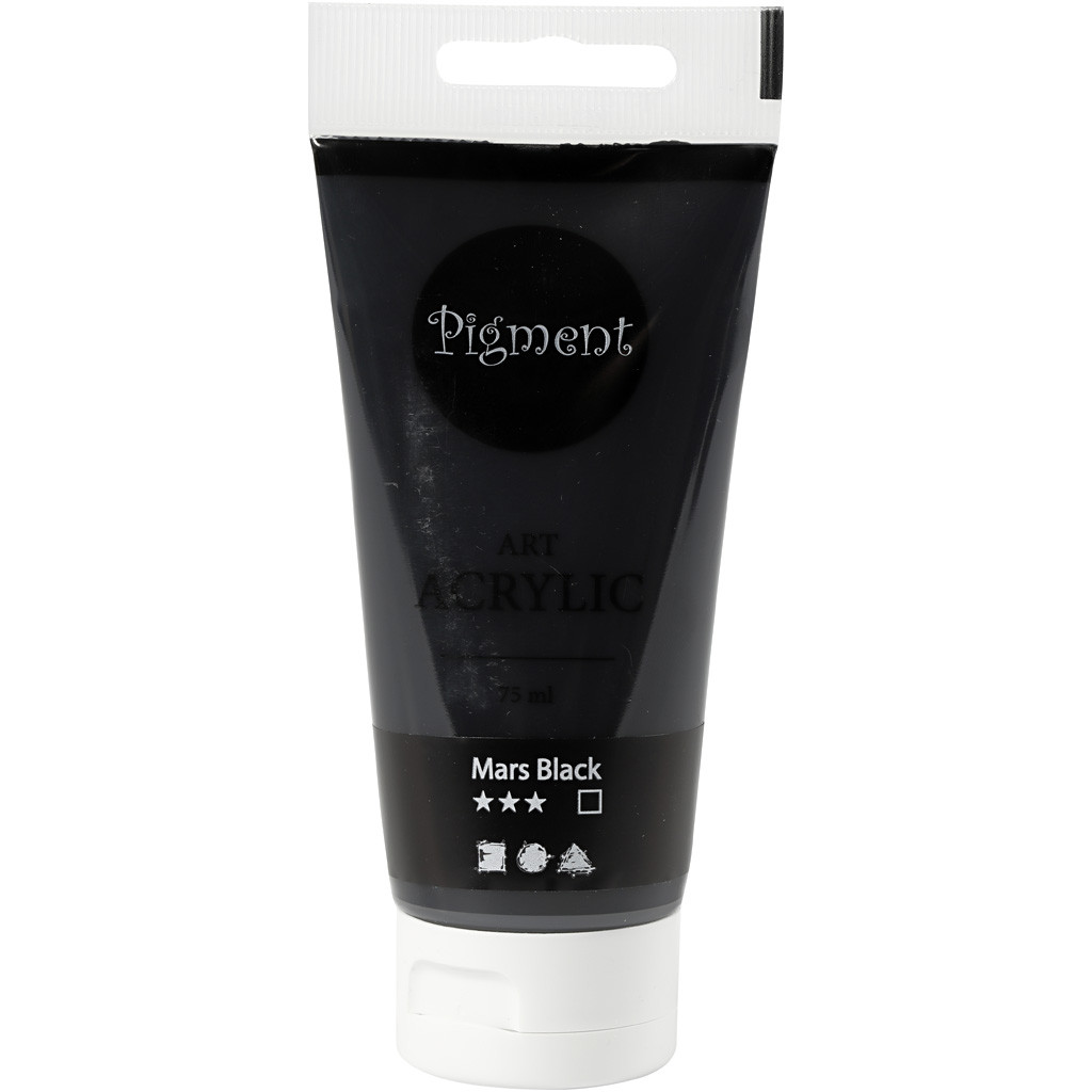 Pigment Art Acrylic -Mars Black
