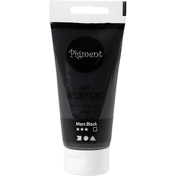 Pigment Art Acrylic -Mars Black